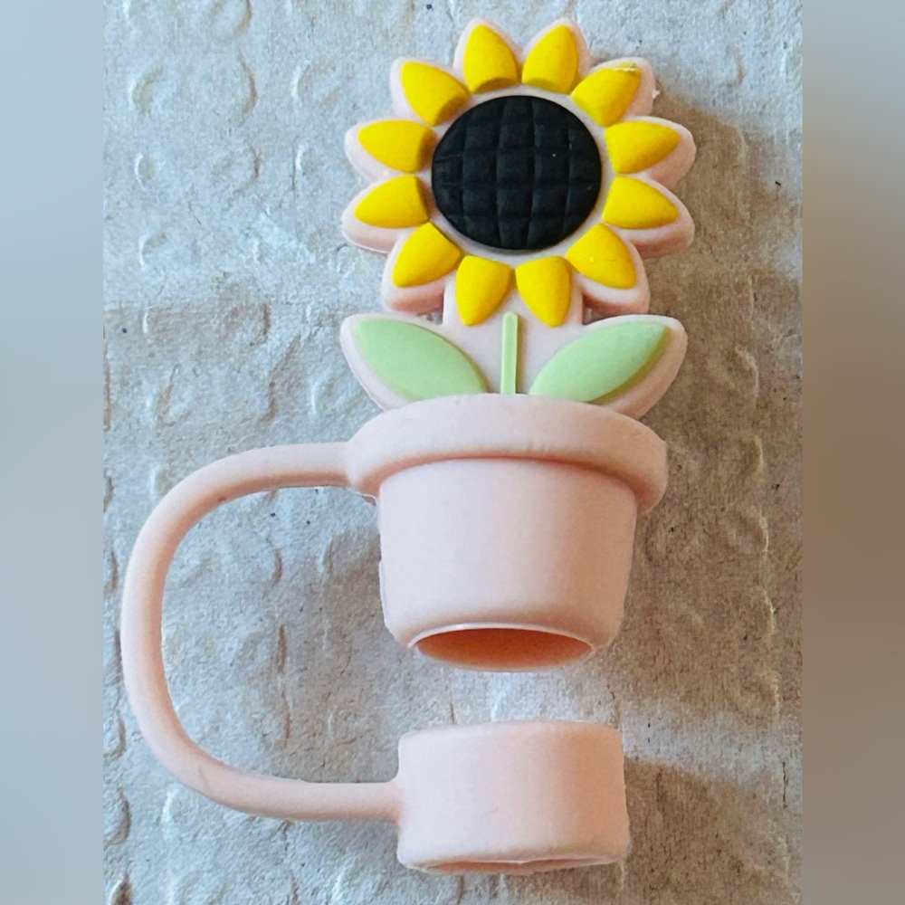 NEW!! Spring Has Spring Straw Topper And Light Up Flower Set (NWT) - Picture 3 of 6